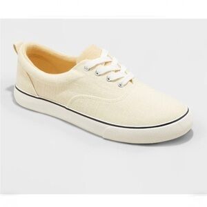 Women's Molly Vulcanized Lace-Up Sneakers - Universal Thread Yellow Size 6